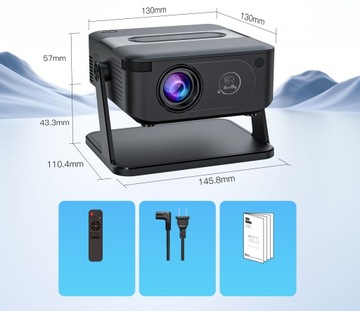 ПРОЕКТОР ANDROID SMART TV WIFI FULL HD 6000LM 4K LED BLUETOOTH