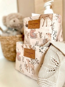 Pojemnik Organizer na Pieluszki L ColorStories 16x24 cm Forest Friends New