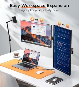 WARRKY Плетеный адаптер USB TYPE C — HDMI