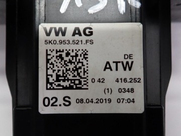 Jungiklio svirtelė, kombinuota juosta LIFT 5K0953521FS VW CADDY 2K 2K5 2019 m. 5K0953502K – nuotrauka 8