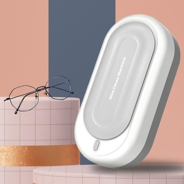 Myjki ultradźwiękowe, ultradźwiękowa maszyna do czyszczenia okularów, biała