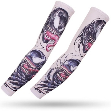 Long Tattoo Sleeves Seamless Armguard Sun Protection Cover 2PCS Men Women