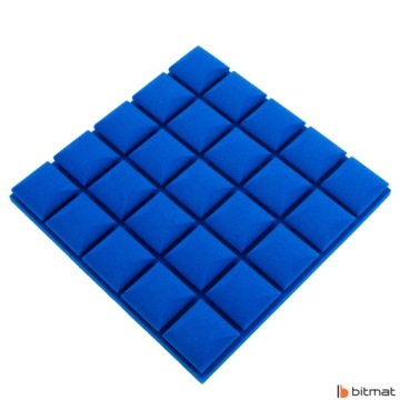 Коврики звукоизоляционные, акустические панели, выпуклый куб, серо-синий, 1 м2