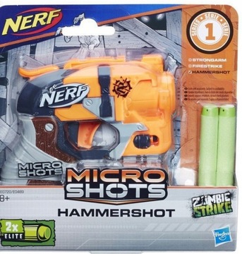 HASBRO Pistolet NERF HAMMERSHOT MICROSHOTS E0720