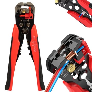 AUTOMATYCZNY ŚCIĄGACZ IZOLACJI KABLI ZACISKARKA PRZEWODÓW 5W1 SZCZYPCE