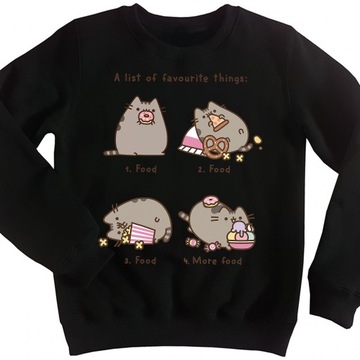 NAJLEPSZA BLUZA DZIECIĘCA DLA DZIECI PUSHEEN KOT 116 PREZENT WZORY JAKOŚĆ