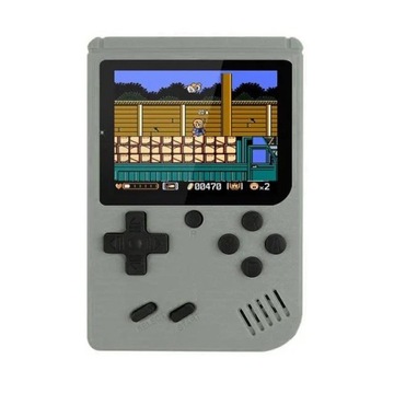 Konsola do gier przenośna Retro Plus 500 w 1 NES PEGASUS SZARA