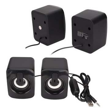 Мини-компьютерный динамик A2, четкие басы, кабель питания USB