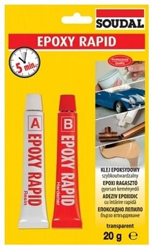 SOUDAL KLEJ EPOKSYDOWY RAPID 2X15ML
