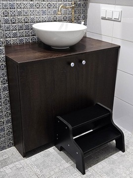 Лестничная платформа и подставка для ног черная SC-315