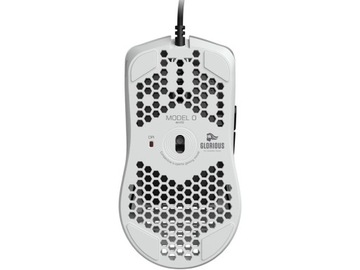 MYSZ GLORIOUS PC GAMING RACE MODEL 0, BIAŁA MATT