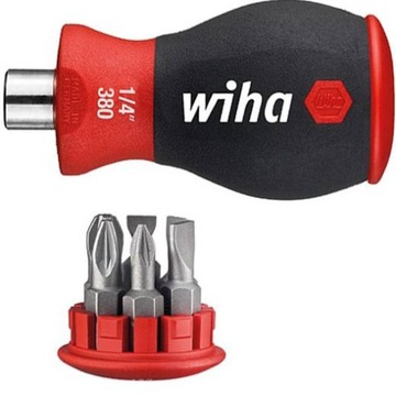 WIHA WKRĘTAK STUBBY Z WYMIENNYMI KOŃCÓWKAMI BITAMI