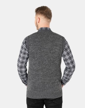 Sweter Męski bez Rękawów Pulower Serdak 2900-1 XL