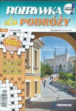 Krzyżówki ROZRYWKA do PODRÓŻY 4/2023