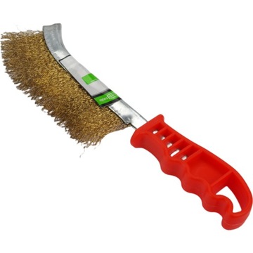 ПРОЧНАЯ ЛАТУННАЯ УЗКАЯ ПРОВОЛОЧНАЯ ЩЕТКА С ПРОЩЕЛЬМИ