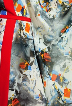 ЯПОНИЯ МИДИ ШИФОНОВАЯ ПЛЯЖНАЯ ТУНИКА ПАРЕО КИМОНО