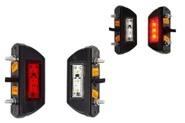 Lampa obrysowa LED do przyczepki naczepy ciężarówki HOR-63 LD703 wysięgnik