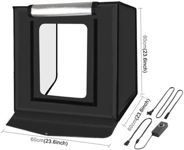 PULUZ PU5060 БЕЗТЕННАЯ ТЕНТА 60x60см LED 5500K