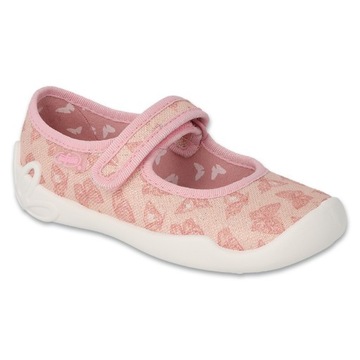Różowe Tkanina Buty Dla dzieci Befado r.27