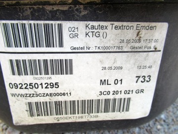 VW PASSAT B6 KOMBI NÁDRŽ PALIVA