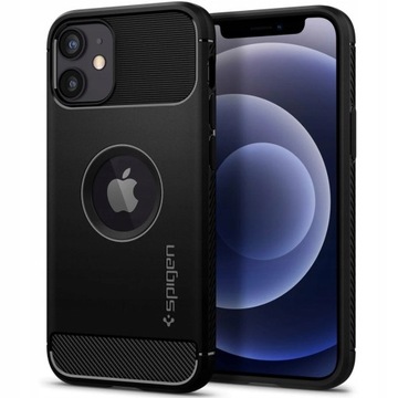 Etui do iPhone 12 Mini, Spigen Rugged, case, cover