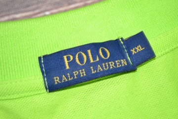 POLO RALPH LAUREN BIG PONY KOSZULKA NEON GREEN MEN XXL