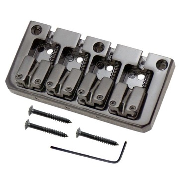 4 String Bass Guitar Bridge with Spanner Screws for Electric Type C