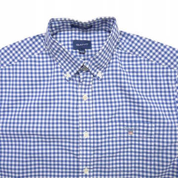 109 # GANT # GINGHAM MĘSKA KOSZULA REGULAR FIT M