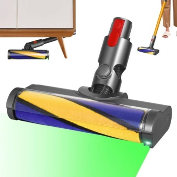 Mop Pro V7 V8 V10 V11 V15 Mopovací Kartáč Zelené Světlo Led