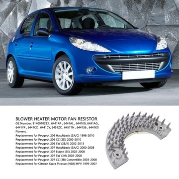 Резистор двигателя вентилятора нагнетателя 9140010283