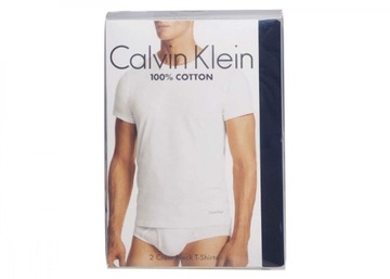 Calvin Klein Koszulka 000NB1089A S 2P S/S V Neck