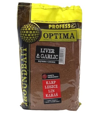 PROFESS Zanęta OPTIMA 1kg - WĄTROBA & CZOSNEK