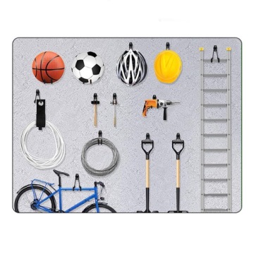 12 шт. ГАРАЖНЫЕ КРЮЧКИ, ЧЕРНЫЕ НАСТЕННЫЕ ДЕРЖАТЕЛИ ДЛЯ ВЕЛОСИПЕДОВ, КАБЕЛИ, ИНСТРУМЕНТЫ