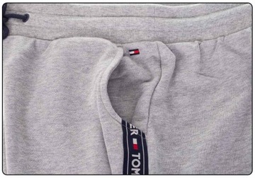 TOMMY HILFIGER KRÓTKIE MĘSKIE SPODENKI SZORTY SHORT HWK GRAY r.XL