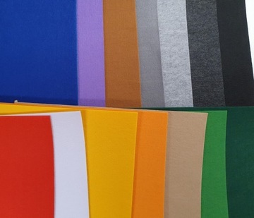 FA151 Filc 5 arkuszy 49x100cm 20 kolorów 4mm HURT