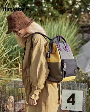 Рюкзак Himawari 9004 для ноутбука 14.1 USB 6 графит-темно-синий