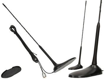 ANTENA CB HELIKALNA BEZ STROJENIA NA MAGNESIE MAŁA MAGNESOWA NEODYMOWY ZT8