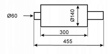 TLUMIČ VÝFUK KONCOVKA SPORTOVNÍ NEREZ FI 100
