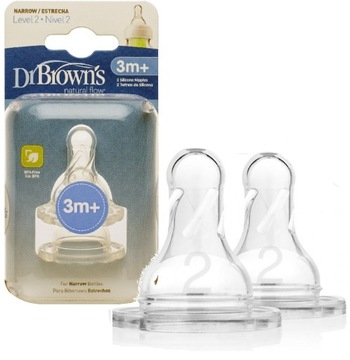 Dr Browns SMOCZEK STANDARD WĄSKI Brown's POZIOM 2