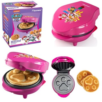 GOFROWNICA BESTRON PSI PATROL RÓŻOWA RÓŻ 550W ŁAPA PSA CHASE WAFLE GOFRÓW