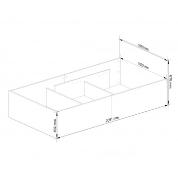 Белая молодежная кровать 100х200 с матрасом