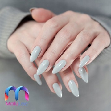 MaluLac lakier hybrydowy BIAŁY TROCHĘ INNY #1101