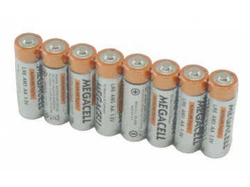Bateria alkaliczna Megacell AA (R6) 8 szt.