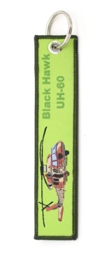 Тканый брелок UH-60 Black Hawk для вертолета RBF