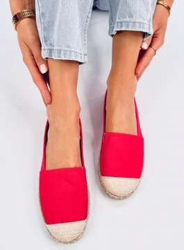 Espadryle damskie CASTO RED 37