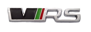 SKODA VRS EMBLEMAT ZNACZEK METALOWY LOGO NA KLAPĘ