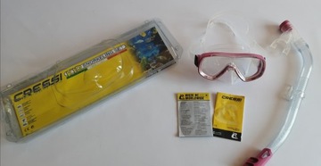 Комплект для дайвинга Cressi Ondina & Top розовый и фиолетовый