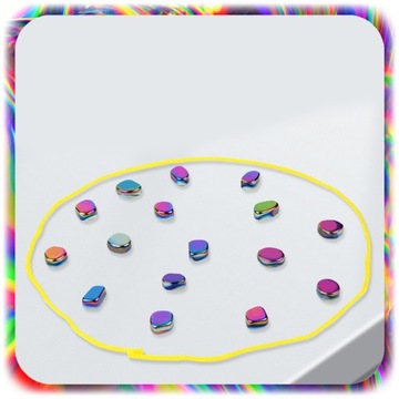 KAMIENIE MAGNETYCZNE MAGNETYCZNA GRA W SZACHY STRATEGICZNA KOLOROWE 20 SZT