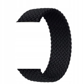 QUNBOR PASEK PLECIONY 38/40 MM DO APPLE WATCH 1-8 CZARNY