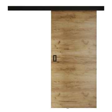DRZWI PRZESUWNE naścienne WERDI 100 cm craft złoty